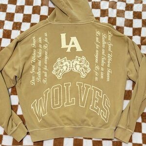 Darc Sport Tan 'WOLVES' Graphic Hoodie